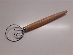 Farsrörer ocj dejrörer med rustfri tråd og egeträskaft, 33 cm