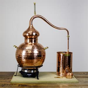 Destillasjonsapparat med el-kokeplate, 7,5 liter