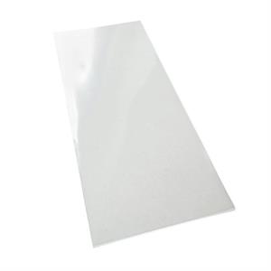 Påse av krystalklar plast, 9x17,5 cm, fladpose, 10 stk