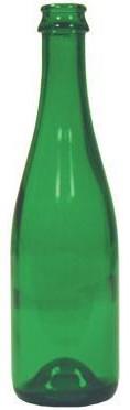 Champagne / Cider-flaske, grøn, 0,75 ltr