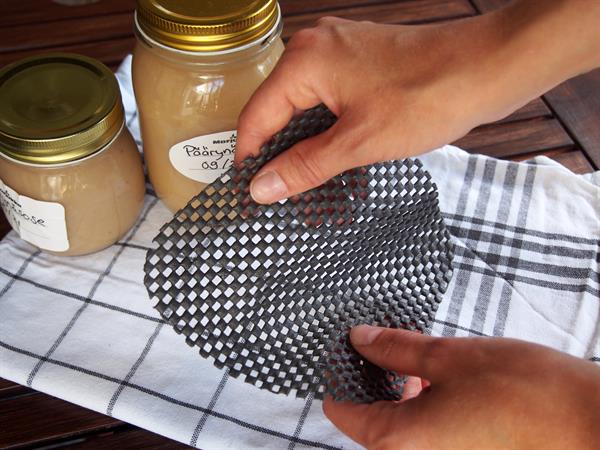 Glas og flaskeåbner, kunststof, grå, 2 stk