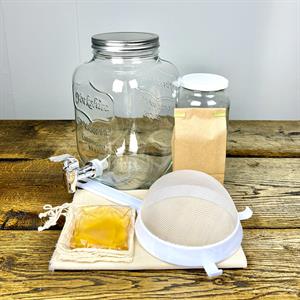 Kombucha startset – 4 liters glas med SCOBY och utrustning