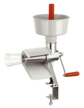 Manuel presse til tomatsaft, frugtsaft og frugtpureer af bløde bær, bordmodel