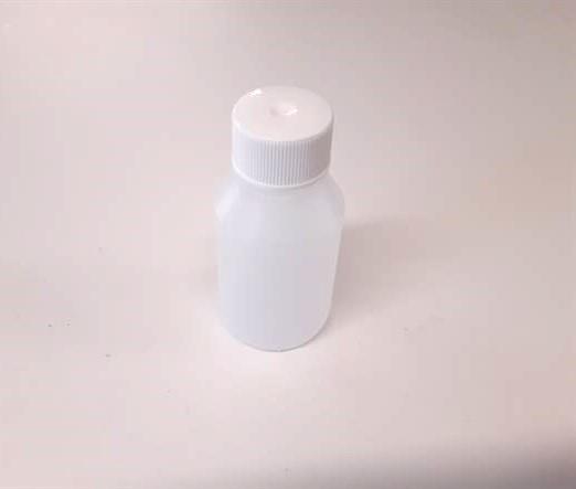 Provflaska / Liten opbevaringsflaske med tätsluttande lock, 50 ml, 5 stk