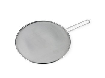 Stänkskydd 33 cm – lock till stekpanna i rostfritt stål från Metaltex